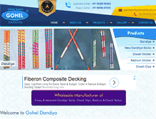 Tablet Screenshot of goheldandiya.com